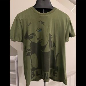Marc Jacobs Debbie Harry Graphic Tee - Green - Mens Medium